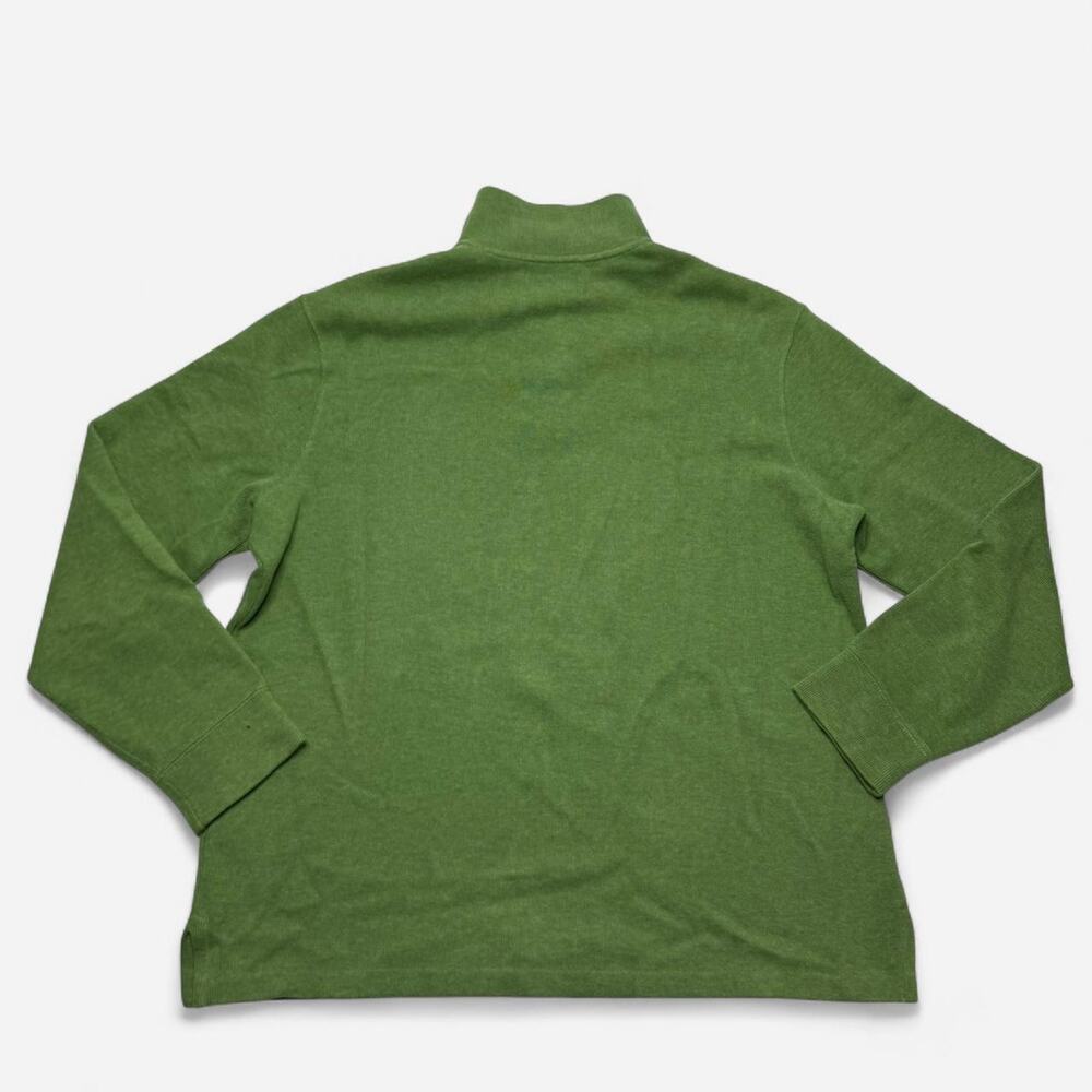 Polo Ralph Lauren Green Quarter Zip Sweater Size L - Picture 3 of 7